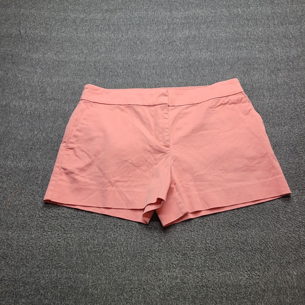 Loft Chino Shorts Women 6 Pink Excellent Cotton‎ Blend Mid Rise Stretch Mini